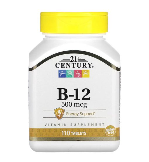 21st Century, B-12, 500 mcg, 110 Tablets